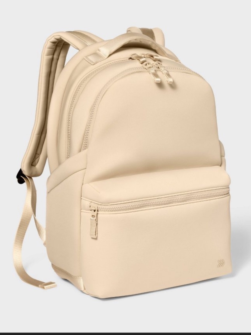 All In Motion 14L Faux Neoprene Backpack - Beige / Cream NWT